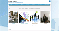 Desktop Screenshot of drbmsharma.com