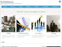 Tablet Screenshot of drbmsharma.com